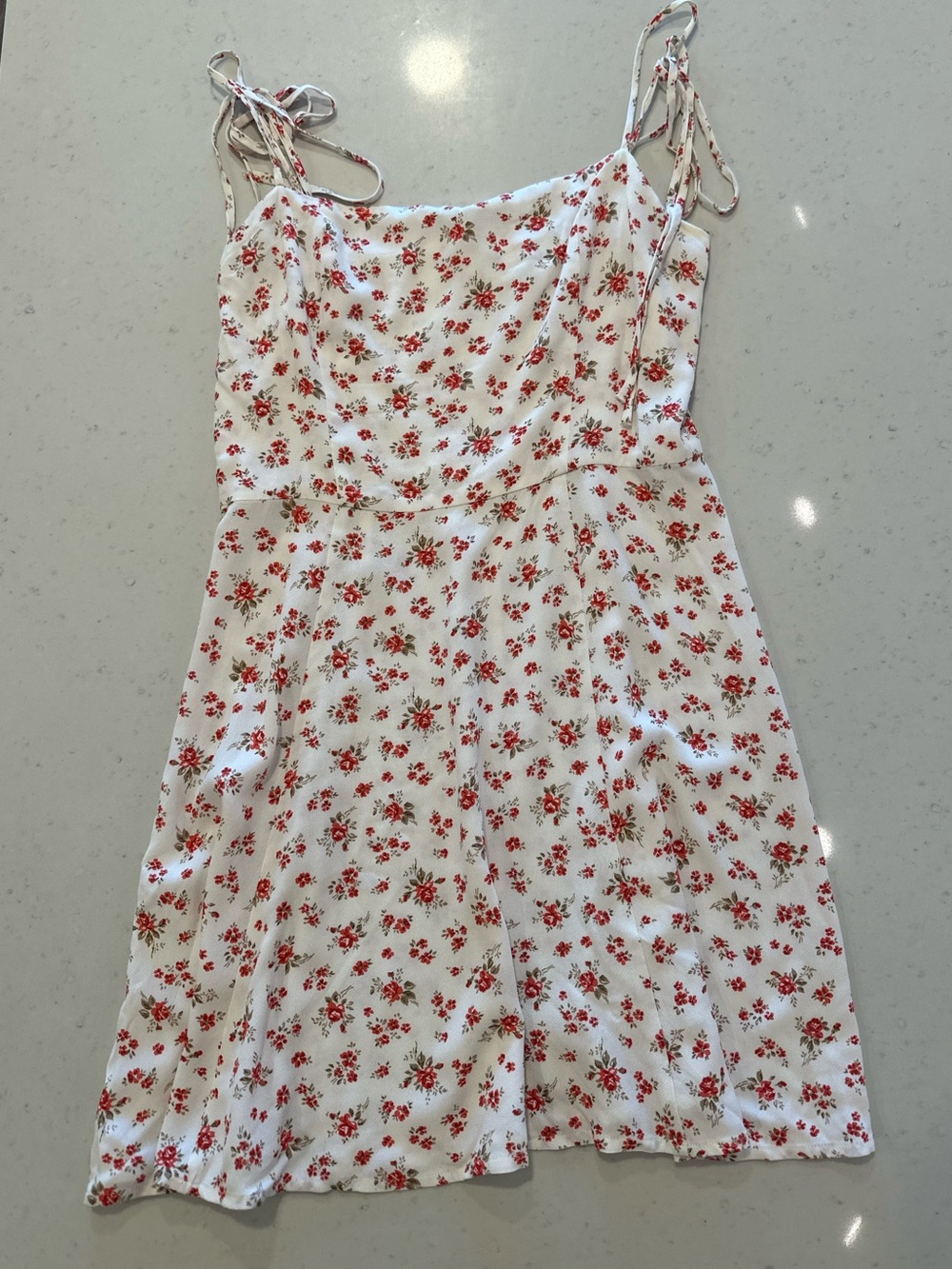 Reformation Floral Sleeveless Mini Dress Size 4 Flirty Feminine Casual Premium
